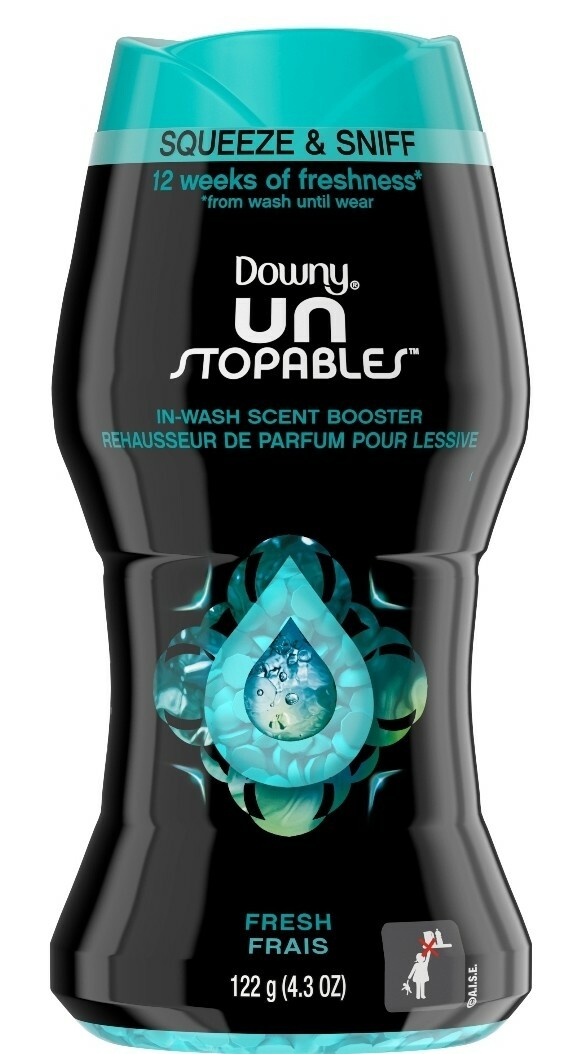 Downy Unstopables In-Wash Scent Booster Beads, Fresh 4.3 oz (2 pack)
