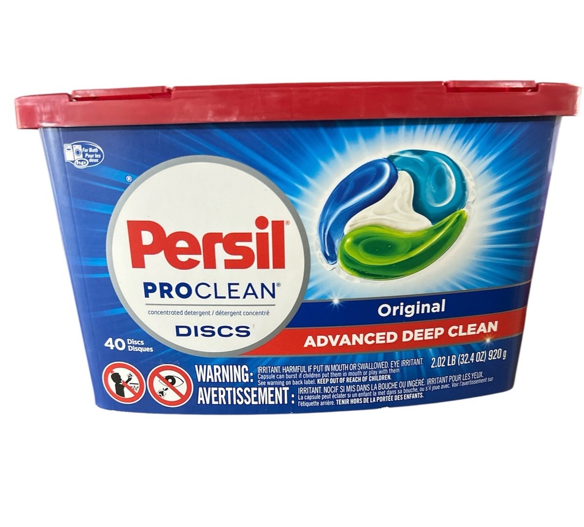 Persil ProClean Discs, Original, 40 Total Discs, Advanced Deep Clean