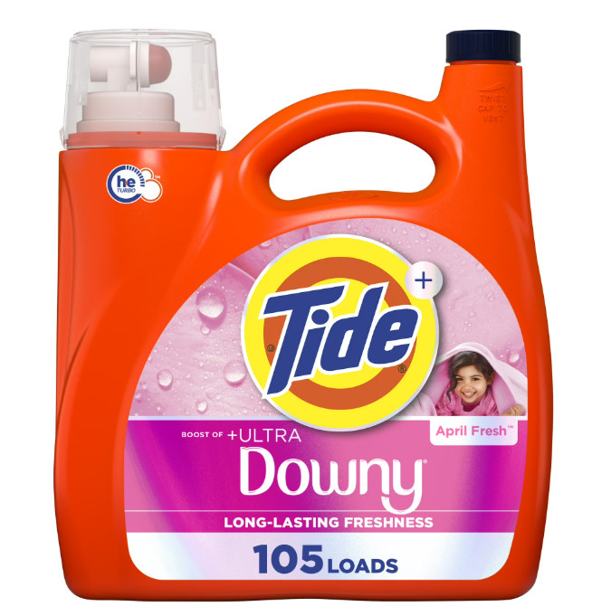 Tide Plus a Boost of Ultra Downy April Fresh Scent 148 fl oz 105 Loads