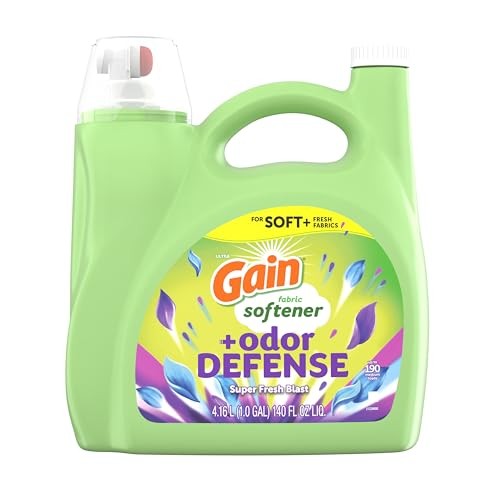 Gain Super Fresh Blast Liquid Odor Defense Fabric 140 Fl Oz (Pack of 1)