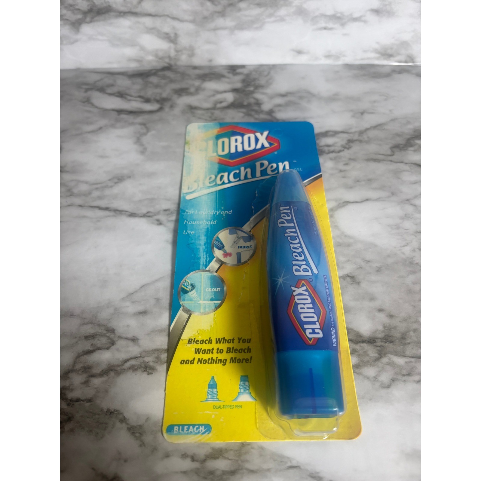 Clorox Bleach Pen Gel Dual-Tipped Stain Remover For Laundry and Household 2oz
