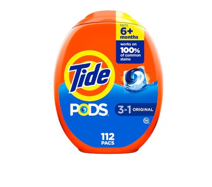 [SALE] Tide Pods Original HE Laundry Detergent 112 Loads 112 -Count