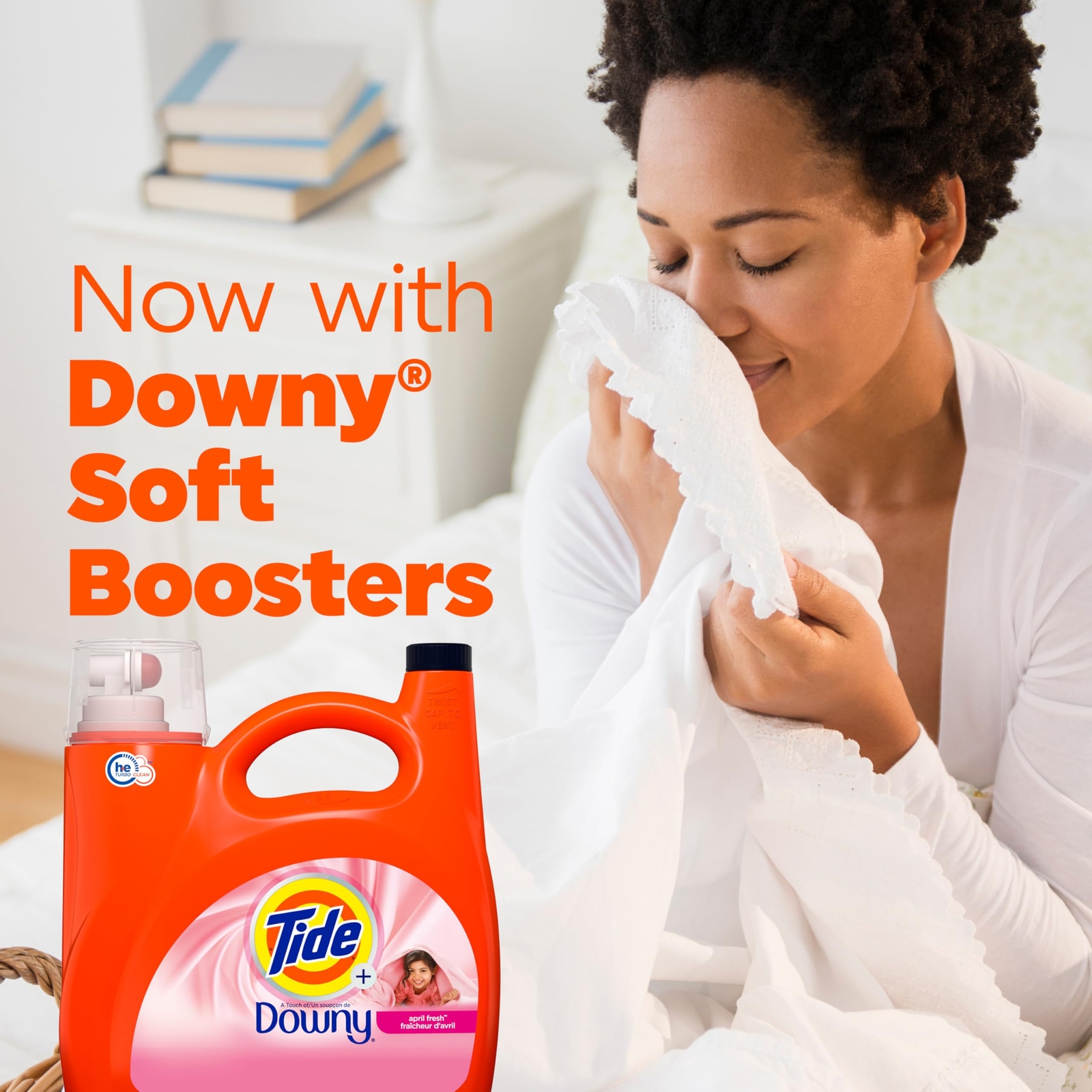 Tide with Touch of Downy Liquid Laundry Detergent 132 Fl Oz Powerful Cleaning