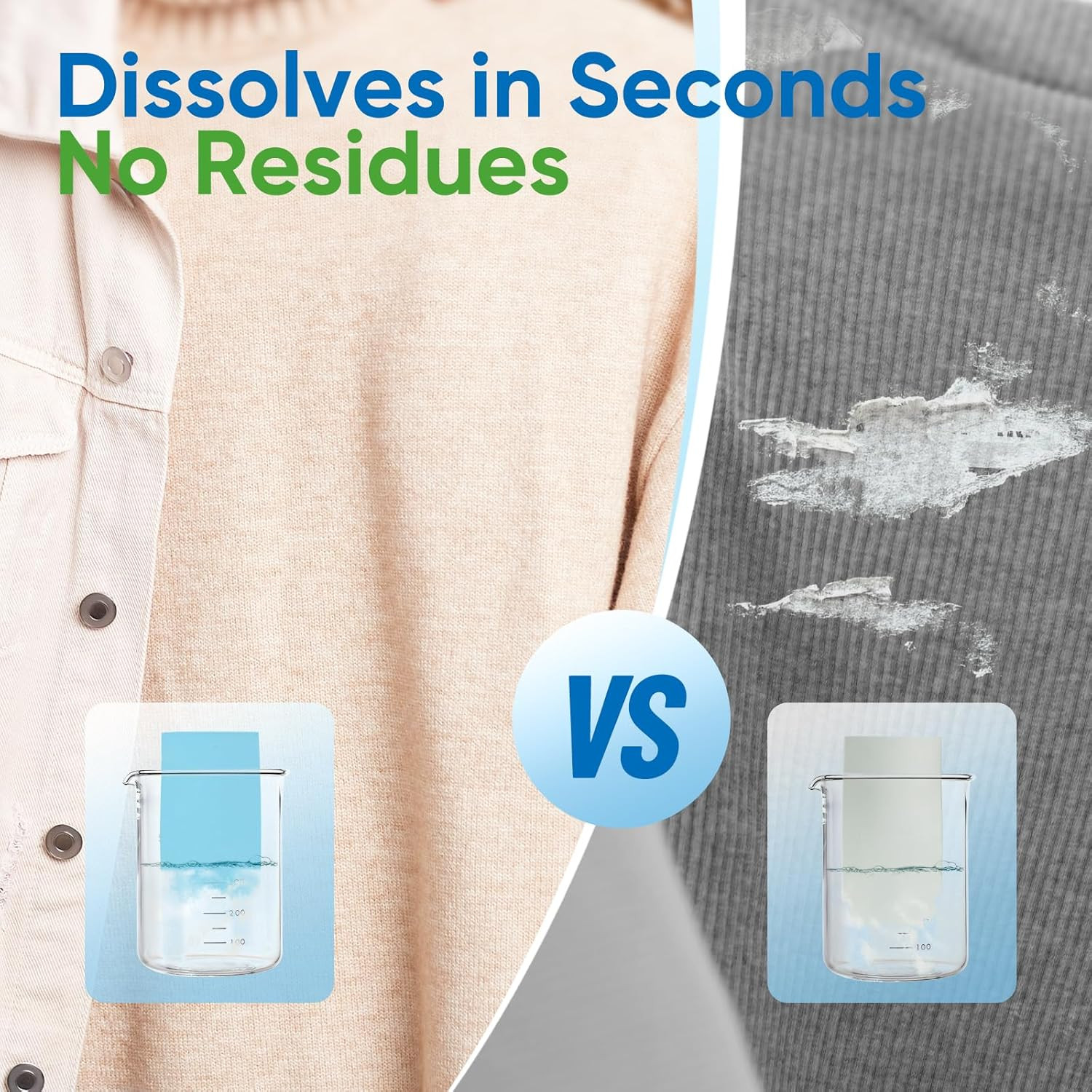 Laundry Detergent Sheets 150 Counts Travel Laundry Sheet Eco-Friendly, 300 Small