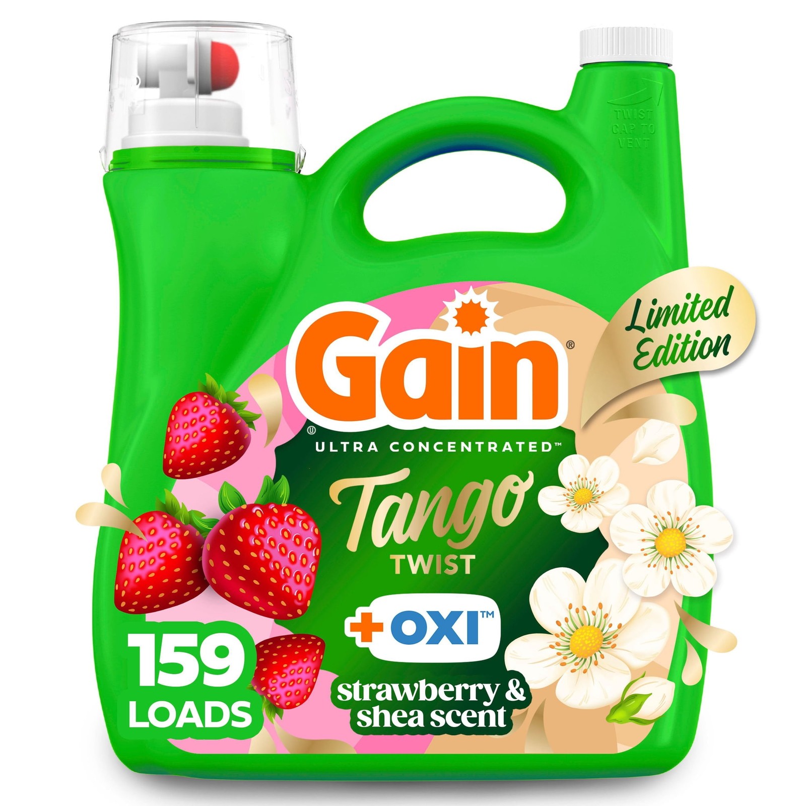 🍓 Gain Tango Twist + Oxi Liquid Laundry Detergent 170oz | 159 Loads FREE SHIPP