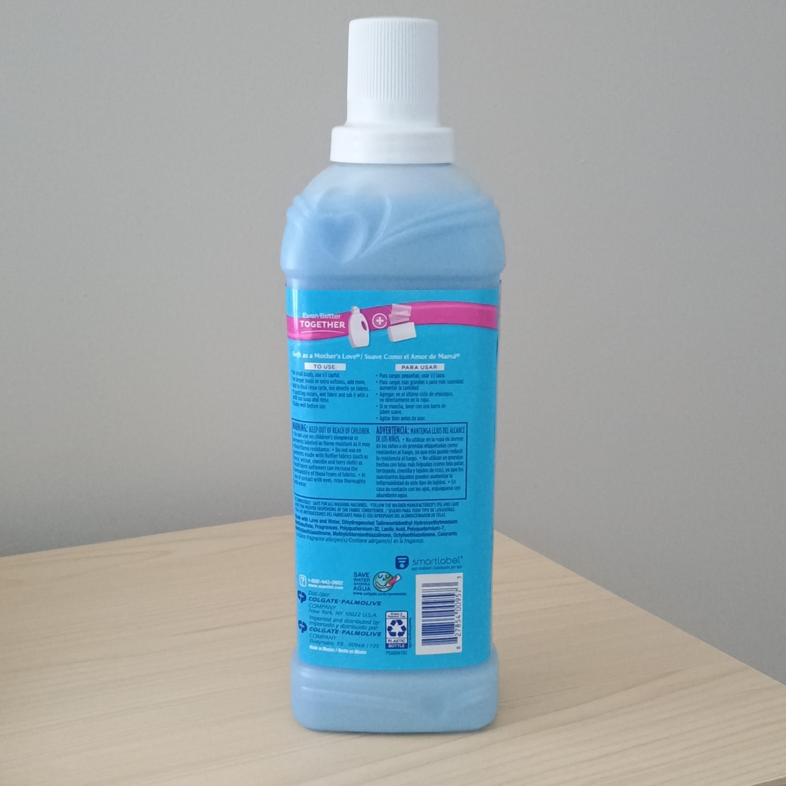 Suavitel Fabric Softener Liquid Blue Field Flowers 25 fl oz 45 Days Freshness