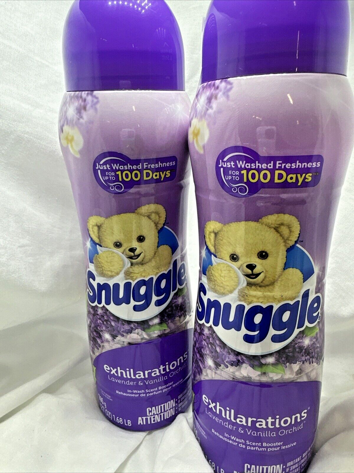 2 Pack Snuggle Exhilarations Lavender & Vanilla Orchid Scent Booster 27oz Fresh