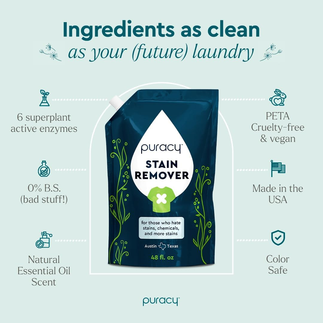 Stain Remover, Natural Travel and Laundry Stain Cleaner for Clothes, Baby Essent