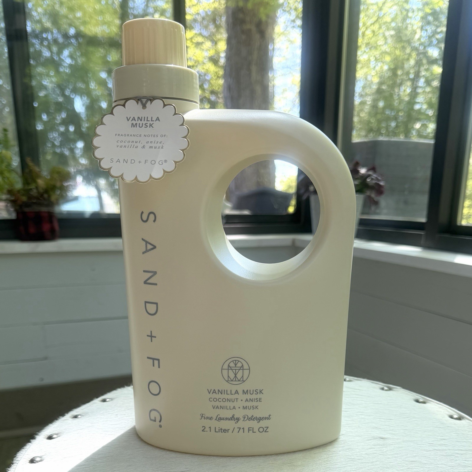 Sand + Fog Vanilla Musk Laundry Detergent 71 fl oz Coconut Anise Luxury Home NWT