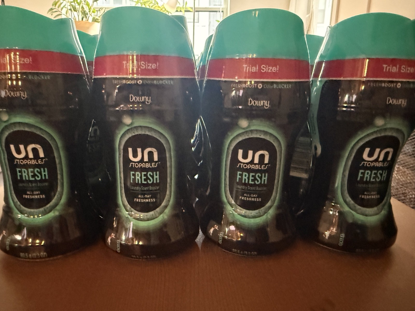 Downy Unstoppables Fresh Laundry Scent Booster (PACK OF 4 trial size 3.3oz)