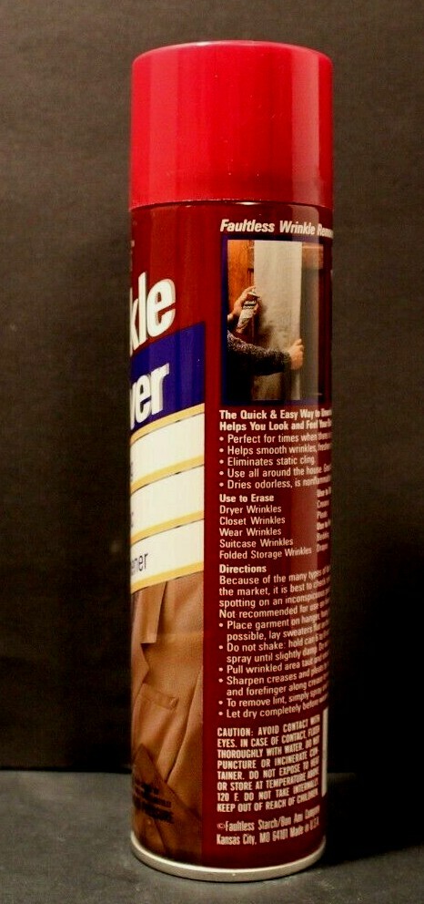 RARE! Faultless Anti-Static Wrinkle Remover 10 Oz. Never Used. Bon Ami Co U.S.A.