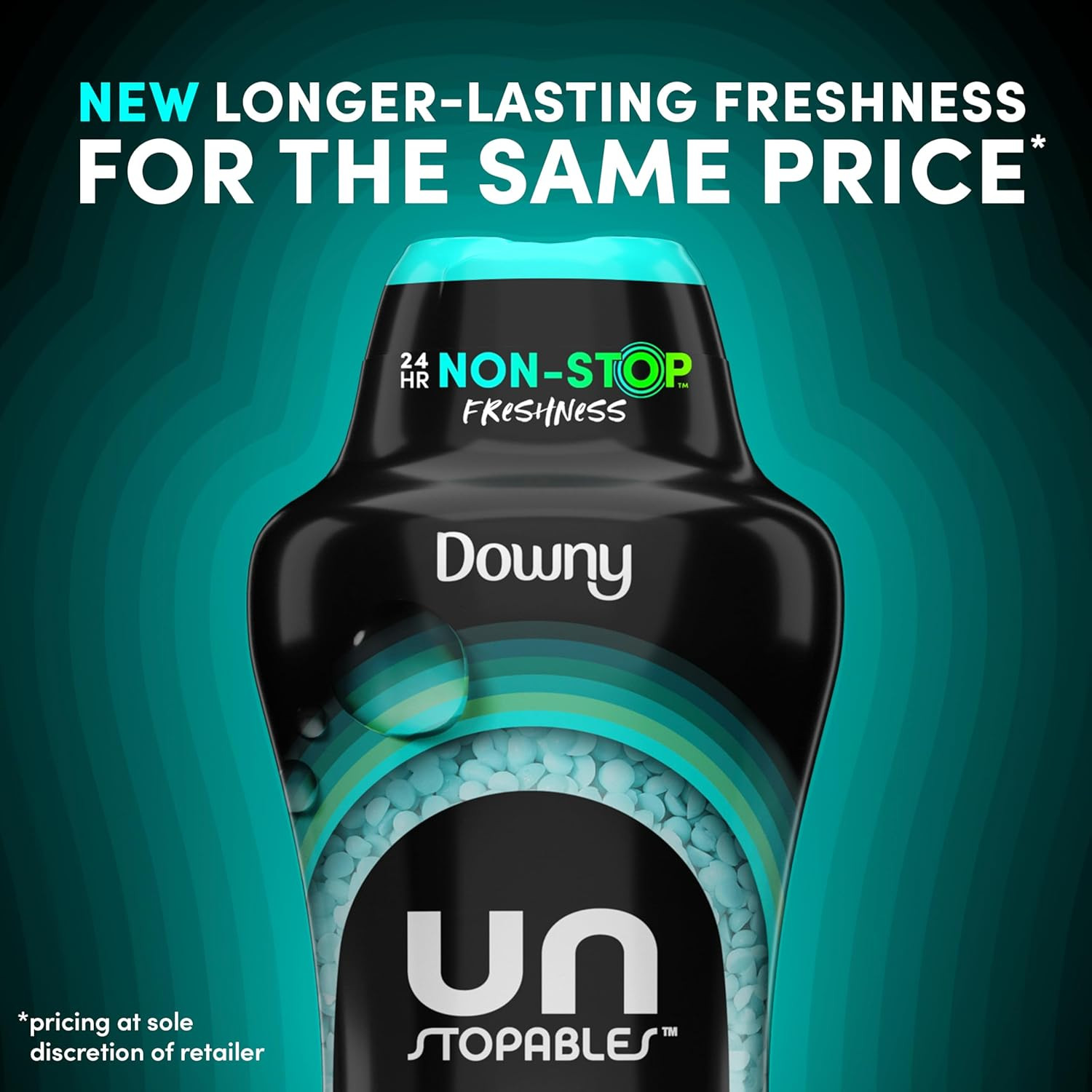 Downy Unstopables in Wash Scent Booster Beads, Fresh Scent, 24 Oz, White, Laundr