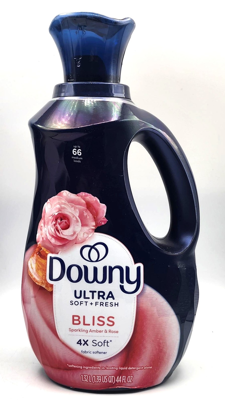 2 Downy ULTRA BLISS Sparking Amber & Rose Fabric Conditioner Softener 44 oz Ea