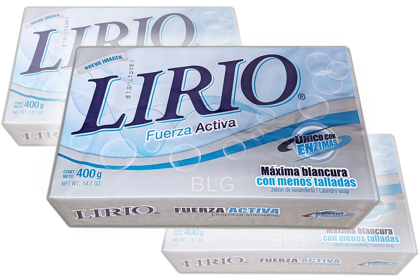 Lirio Laundry Soap Bars Kitchen Household Cleaning Products Jabon Lavanderia NEW