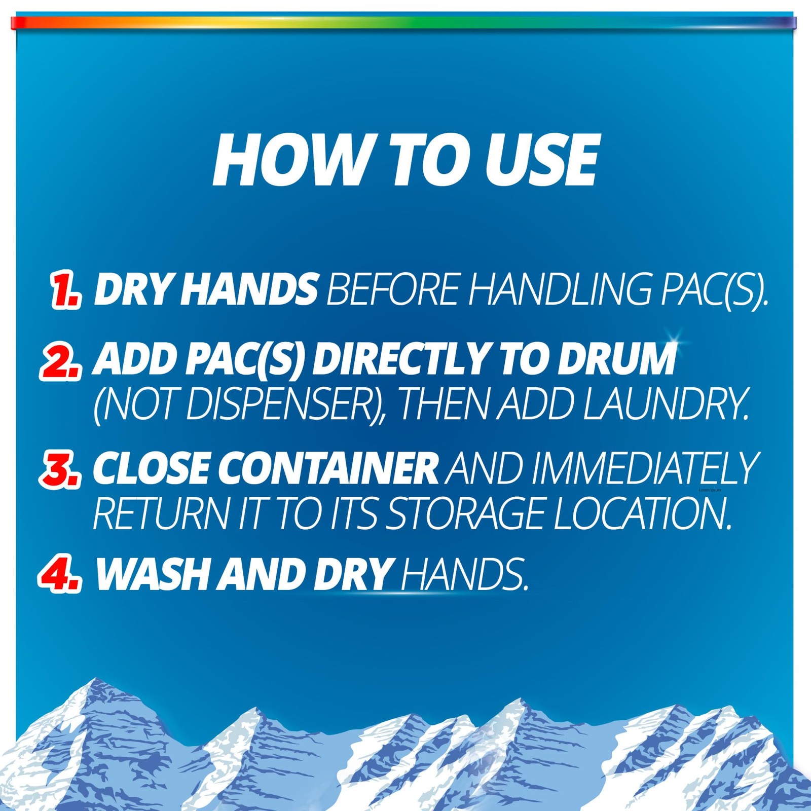 Purex 4-in-1 Laundry Detergent Pacs, Fresh Mountain Breeze, 66 Pacs