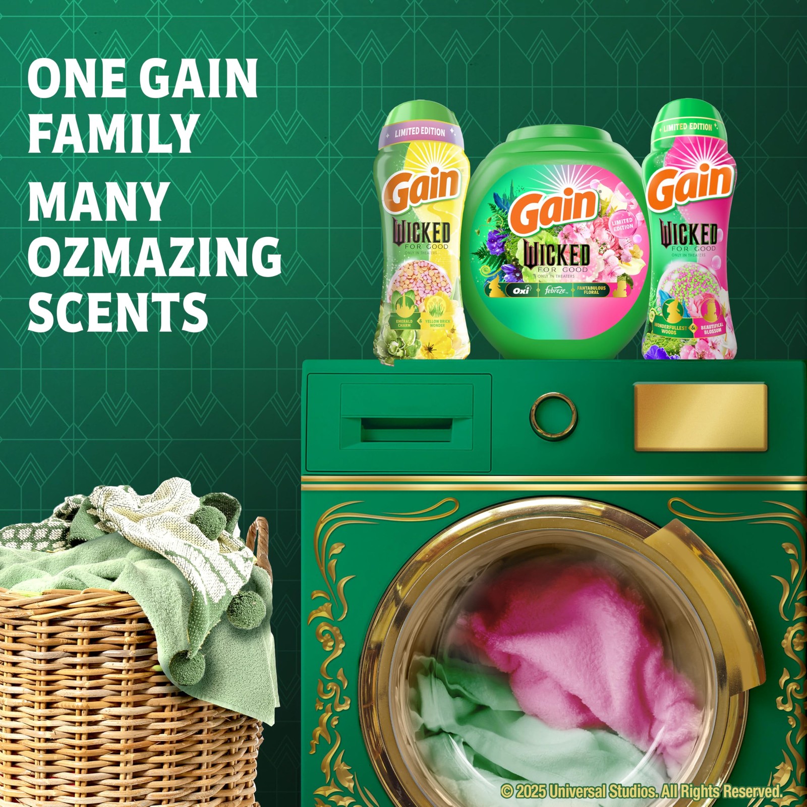 Laundry Detergent Pacs 42 Count HE Oxi Boost Febreze Floral Scent Limited Editio