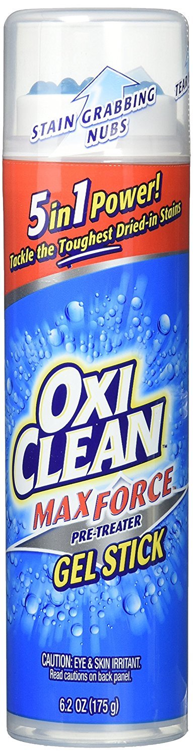 Oxi Clean 5-IN-1 POWER Max Force GEL STICK Pre-Treater HQ STAIN REMOVER CLEANER