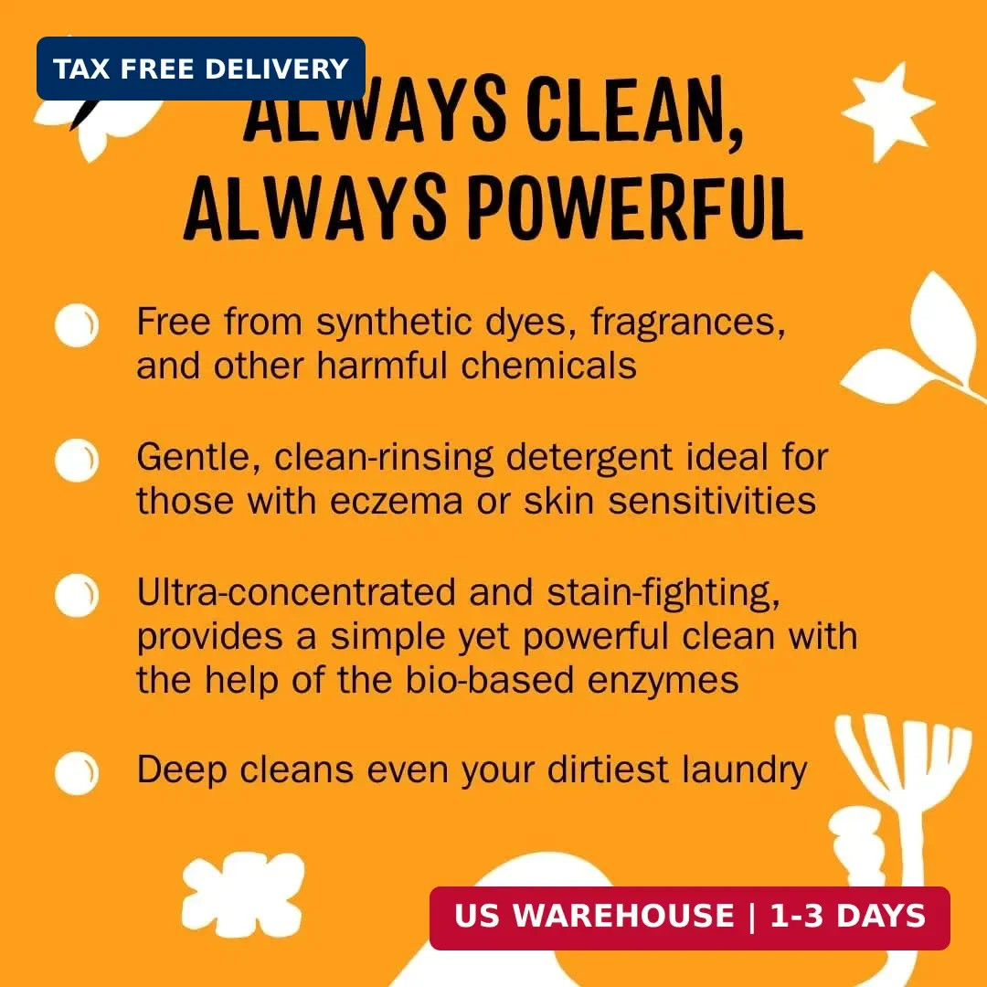 Molly’s Suds Liquid Laundry Detergent | Clean Laundry Detergent Soap for Sensiti