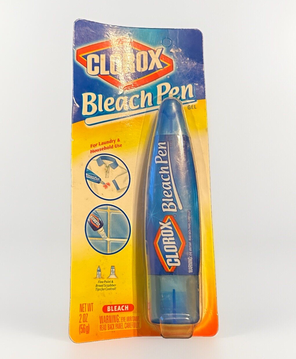 Clorox Bleach Pen Gel For Whites Dual Tipped 2 Oz 2002 Discontinued Unopened Box