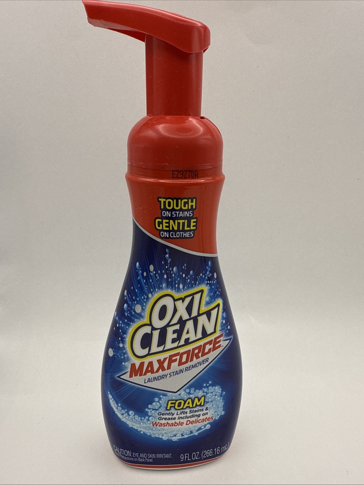 RARE OxiClean MaxForce Foam Laundry Stain Remover 9 Fl Oz Tough on Stains NEW