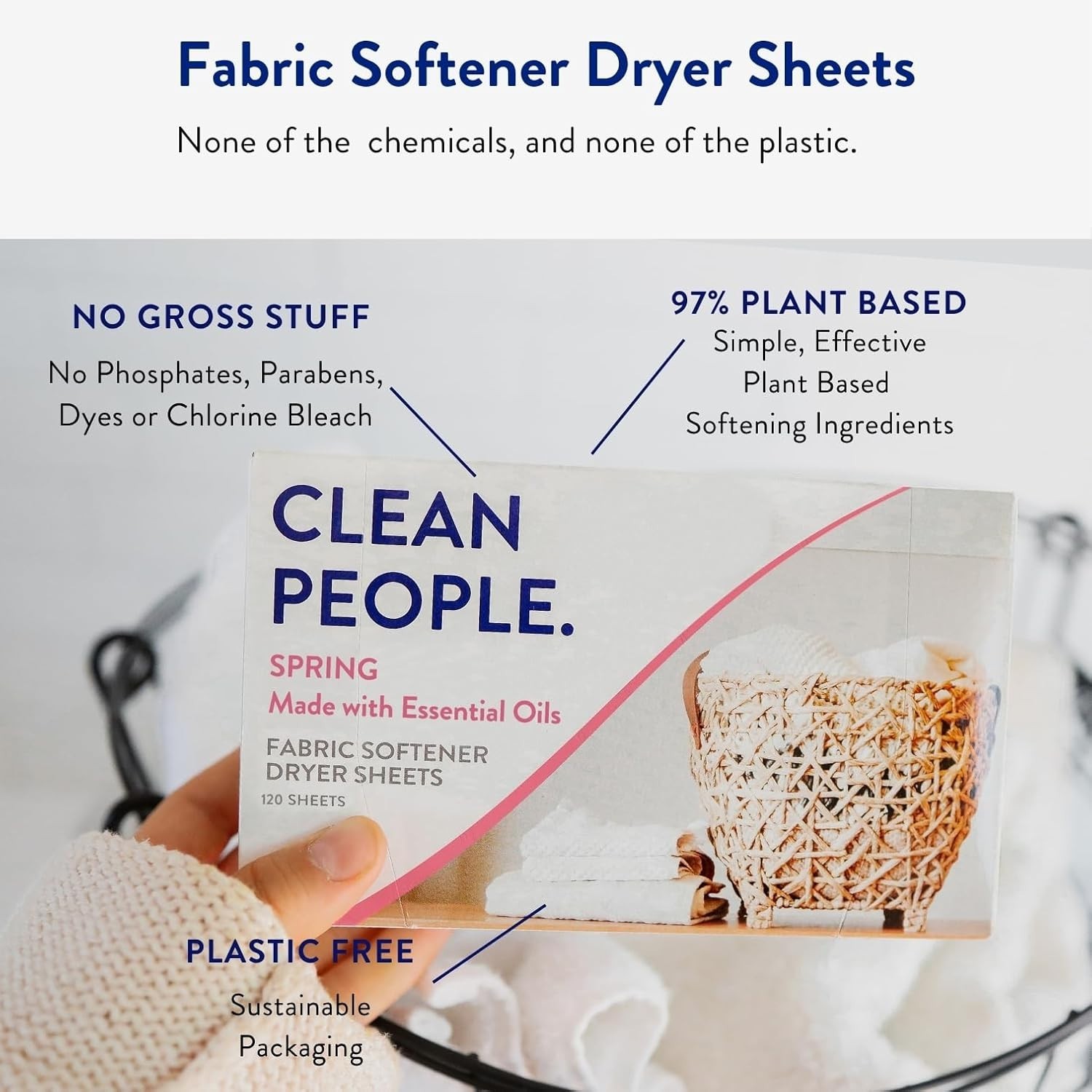 240-Pack Fabric Softener Sheets – Natural Spring Scent – Eco-Friendly Softening