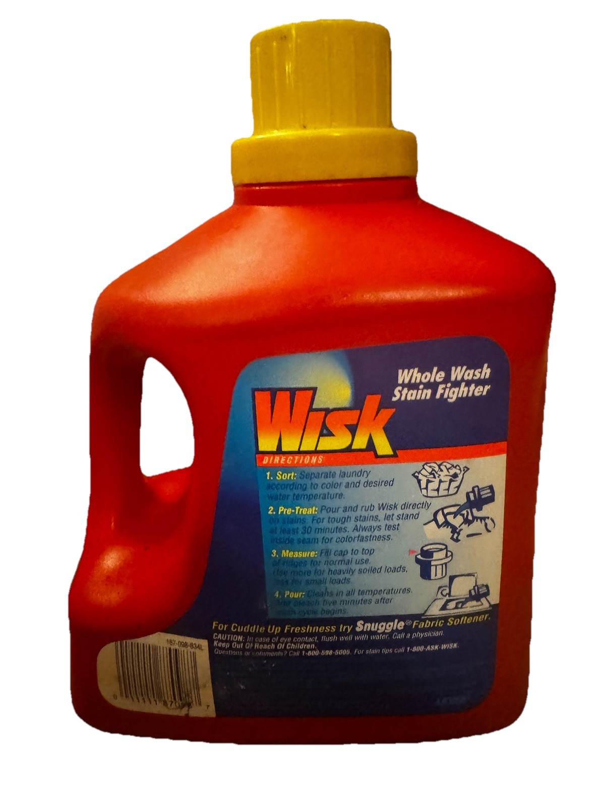 wisk laundry detergent 100 oz whole was stain fighter ultra concentrated