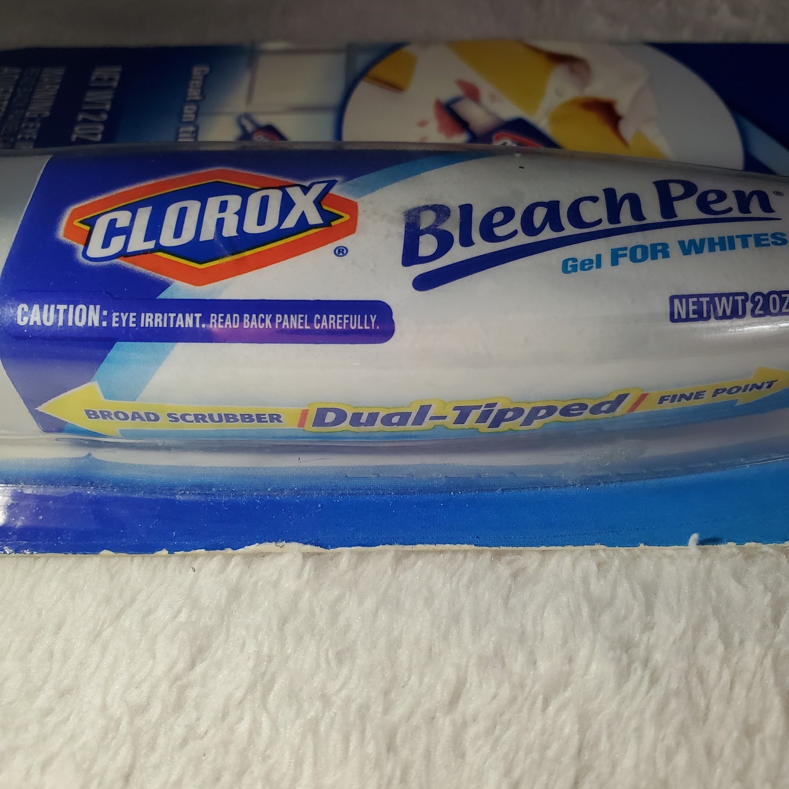 Clorox Bleach Pen Gel For Whites Dual Tipped 2 Oz Laundry Household Discontinued