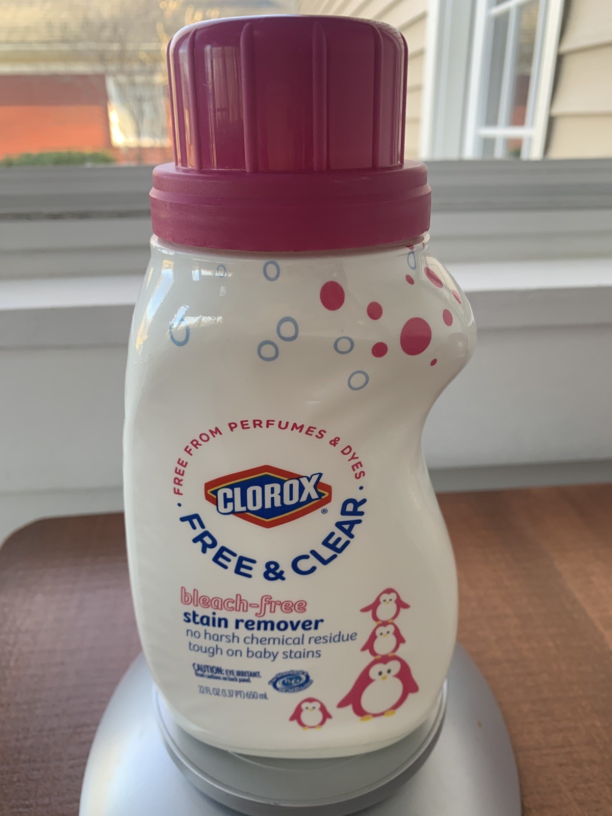 Clorox Free & Clear Bleach Free Stain Remover, Tough on Baby Stains, 22 fl oz