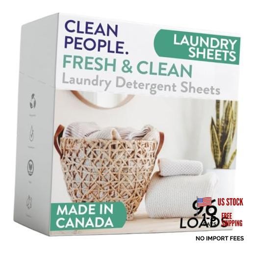 Laundry Detergent Sheets – Laundry Soap – Ultra 96 Count – Fresh Scent