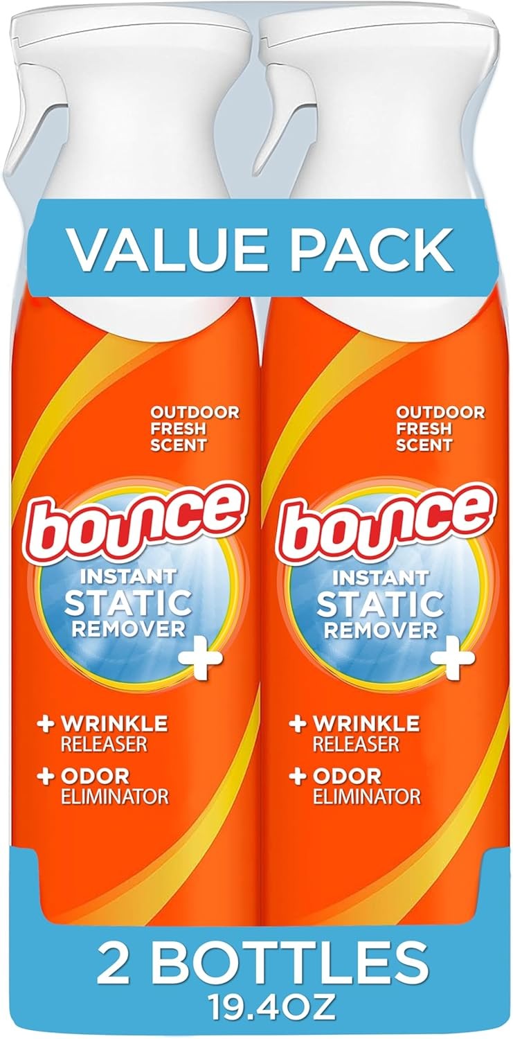 Bounce Wrinkle Releaser Spray 2 Pack 9.7oz Fabric Fresh