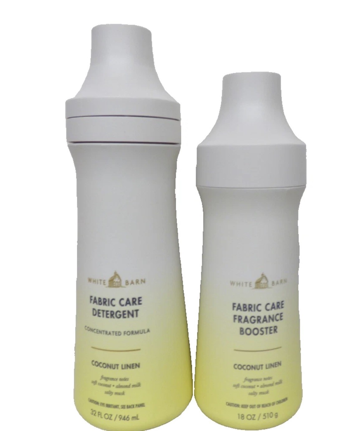 Bath & Body Works Coconut Linen Fragrance Booster and Detergent Fabric Care Set