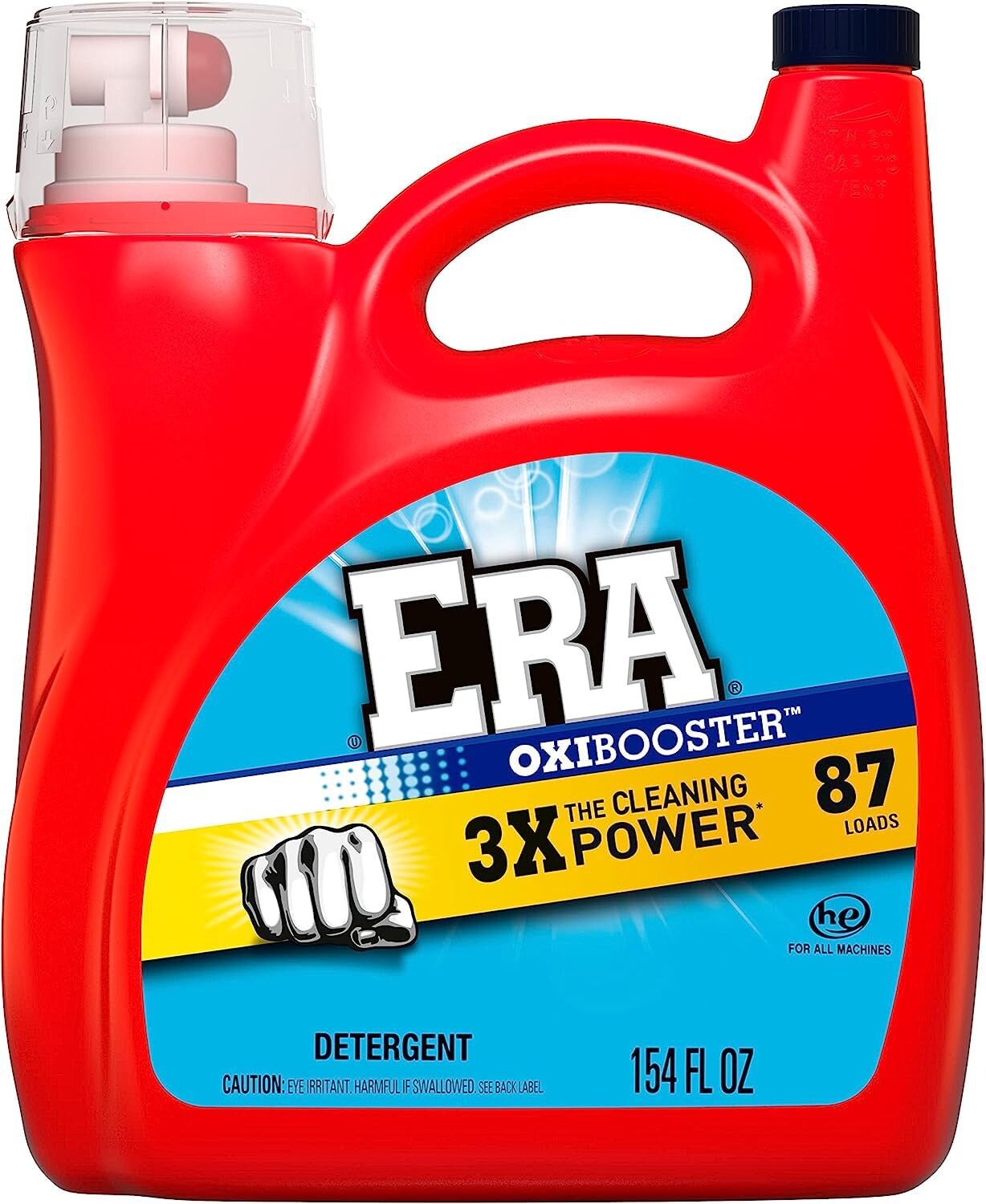 Era Oxibooster Liquid Laundry 🧺 Detergent 87 Loads 154 fl oz