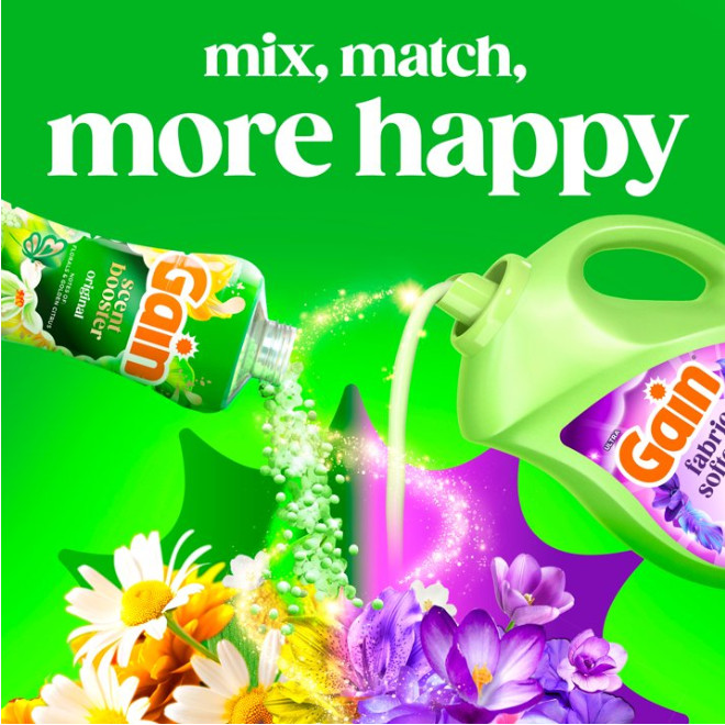 New 4 Pack Gain Moonlight Breeze Fabric Softener 140 fl oz 190 Loads