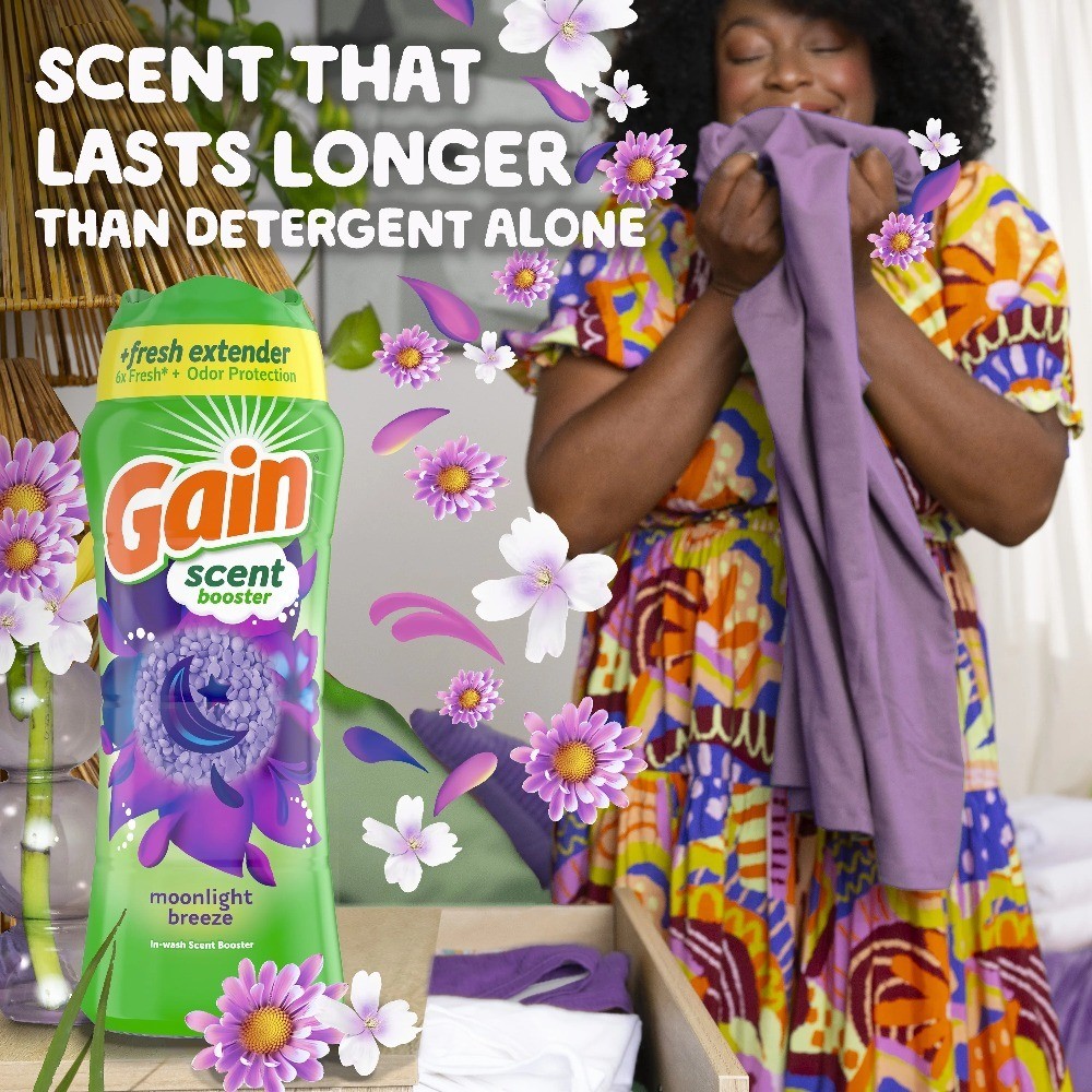 Gain Fireworks Laundry Scent Booster Beads, Moonlight Breeze Scent, 30.1 oz