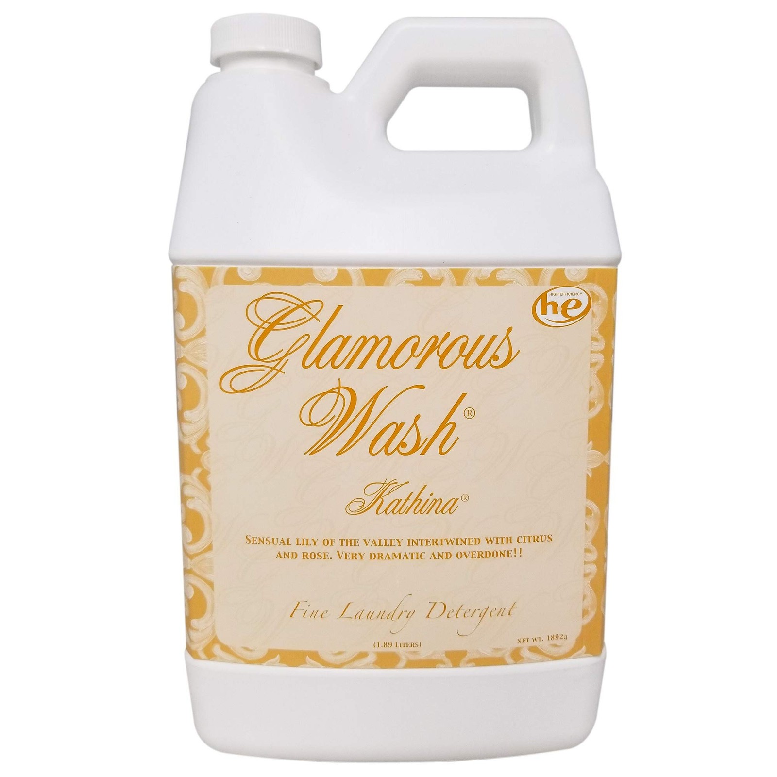 KATHINA Glamorous Wash 64 oz Half Gallon Fine Laundry Detergent by Tyler Candles
