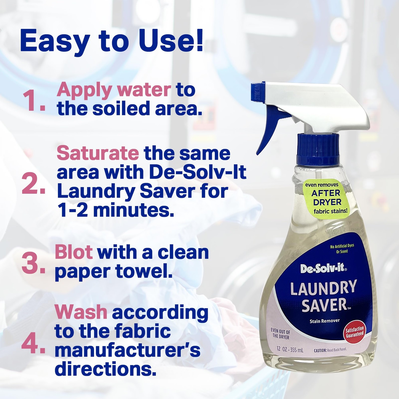 Orange-Sol Laundry Saver, Instant Stain Remover for Laundry, Hair and Skin-Sa…