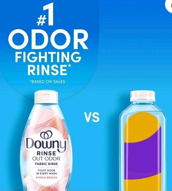 Downy Rinse Out Odor Laundry Rinse, Tackles Tough Odors and Refreshes, Spring…