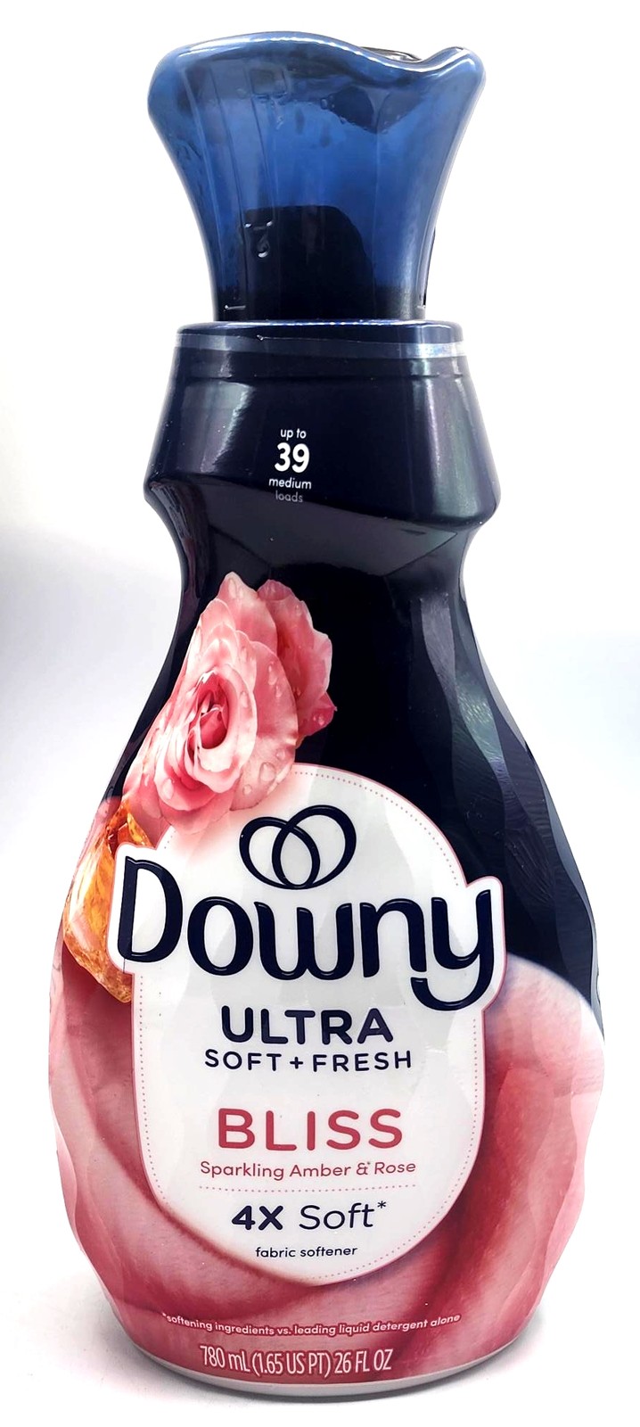 3 Downy ULTRA BLISS Sparking Amber & Rose Fabric Conditioner Softener 26 oz Ea