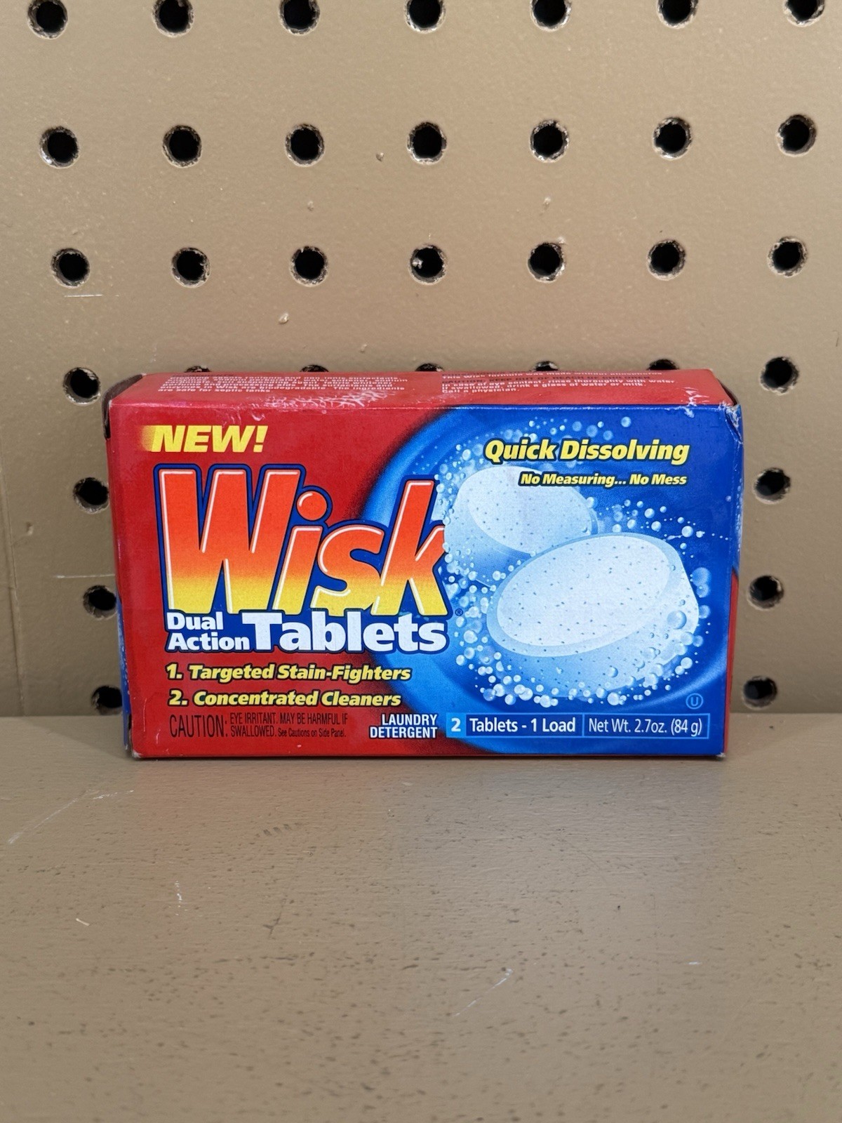 Wisk Dual Action Tablets Laundry Detergent 2 Pack Discontinued 2000 New
