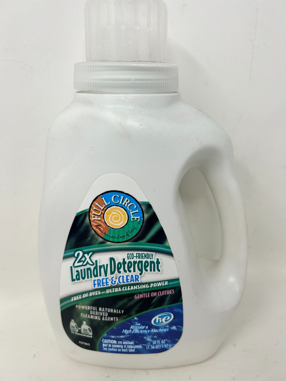 Full Circle Free & Clear Laundry Detergent 32 Loads 50 oz Discontinued Gentle