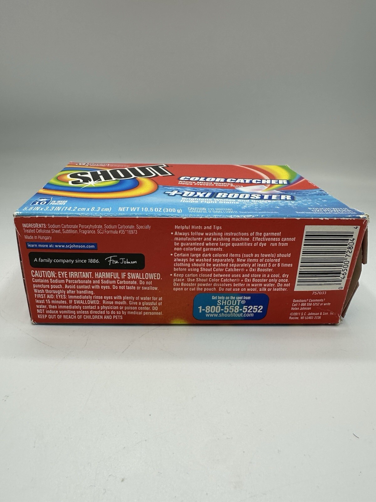 Shout Color Catcher Sheets with Oxi Booster 6 Count – Discontinued Rare