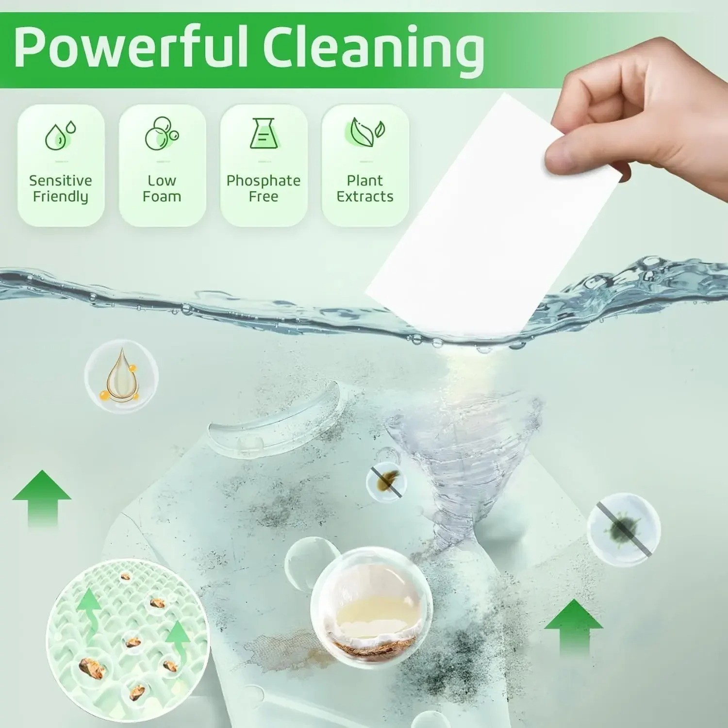 100PCS Laundry Color Catcher Sheets Anti Dye Transfer Washing Machine Paper