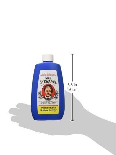 Mrs. Stewart’s Concentrated liquid bluing , 8 ounce 8 Fl Oz (Pack of 1)