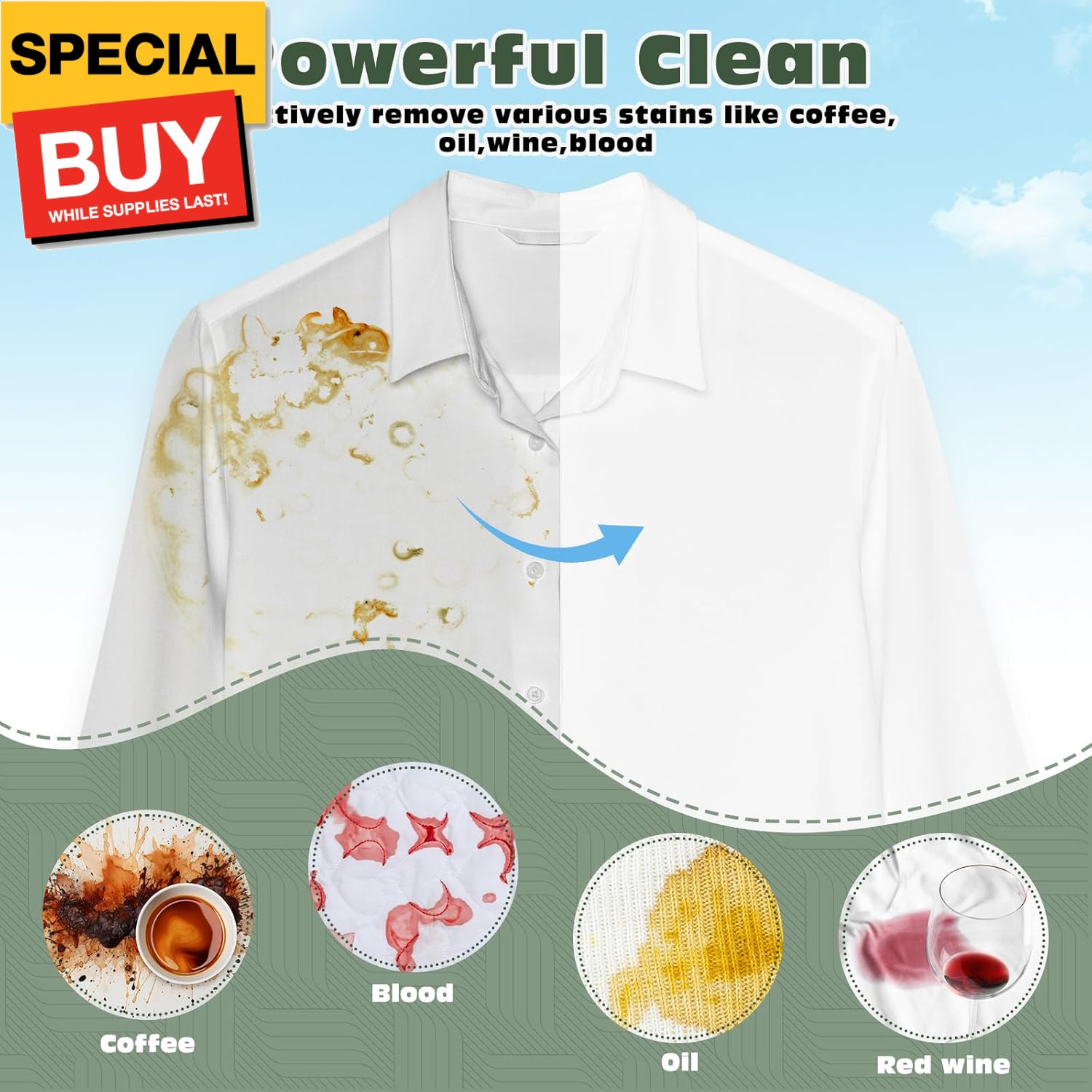 1000 Loads Mega Pack Laundry Detergent Sheets, Eco-friendly Laundry Sheets, Powe
