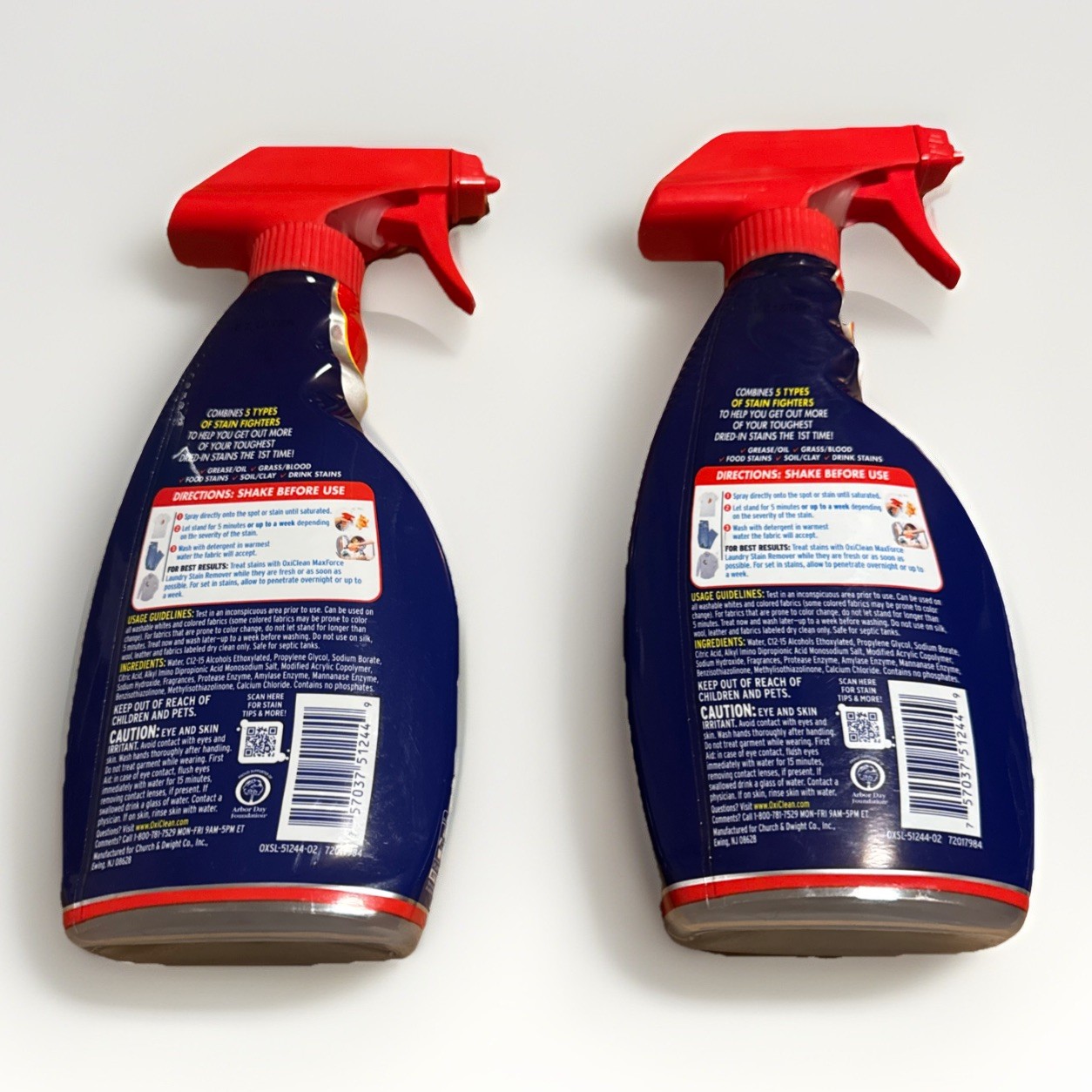 OxiClean MaxForce stain Remover – 12oz – Pack of 2