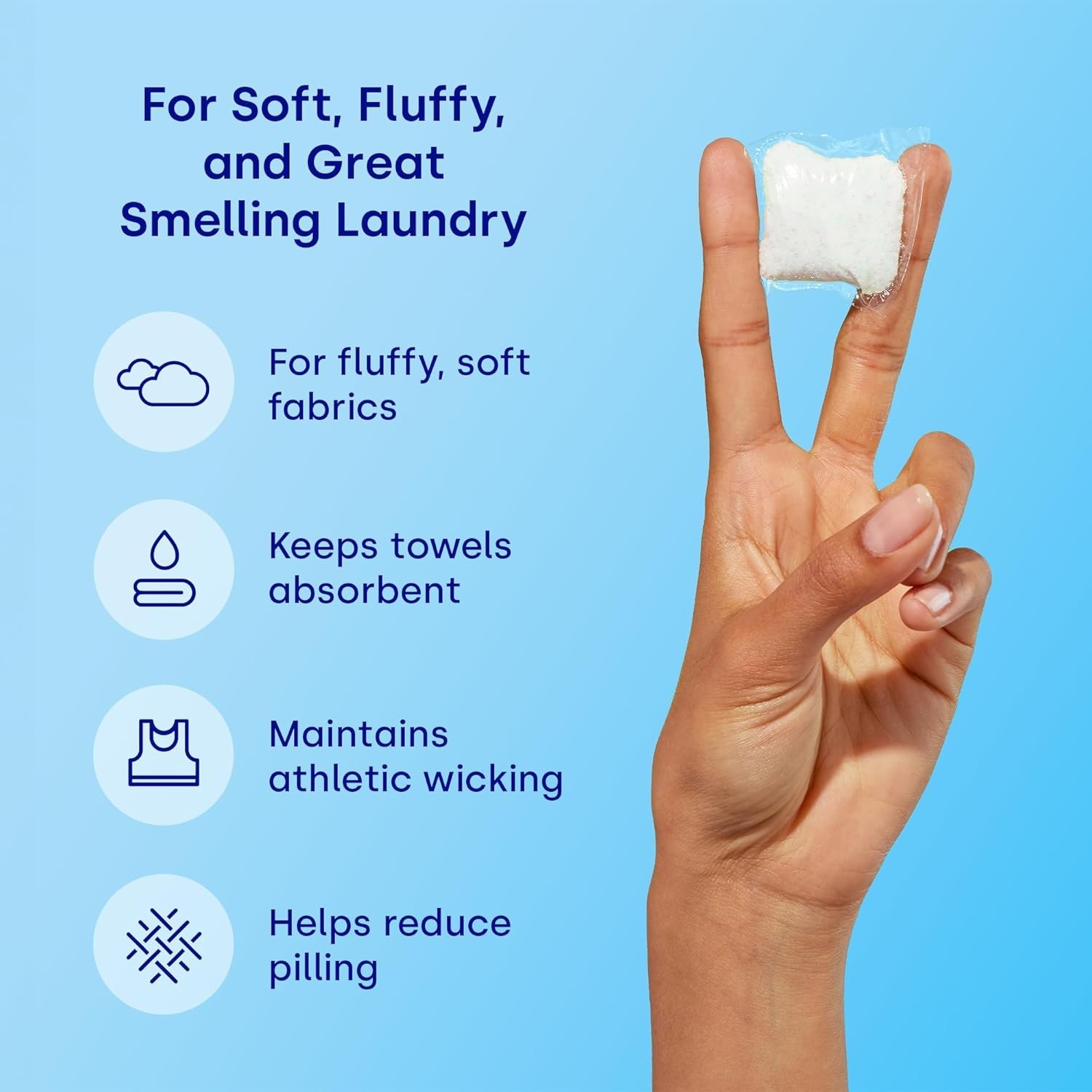 Fabric Softener Pods, Crisp Breeze 64 Count – Laundry Softener For Soft & Flu…