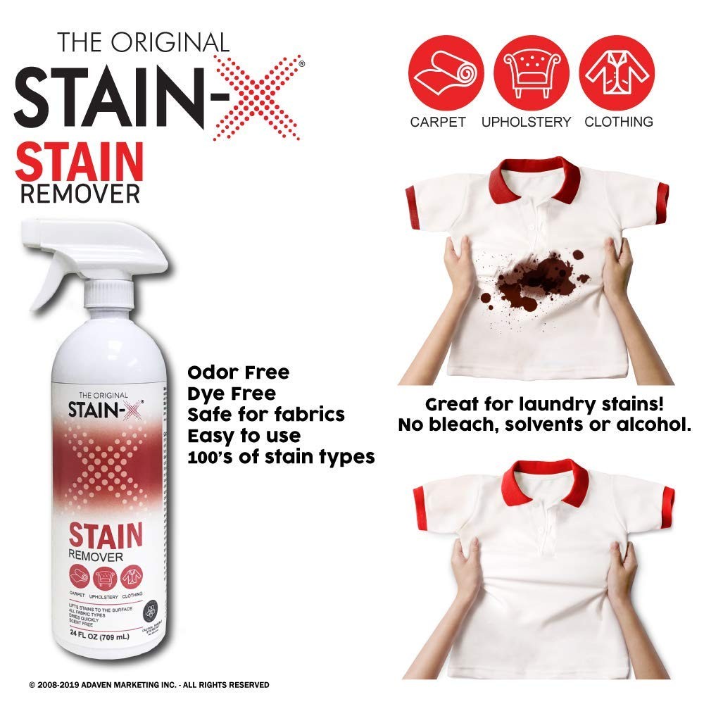 STAIN-X Cleaner | Effective Stain Remover for Laundry, 128 Fl Oz (Pack of 1)