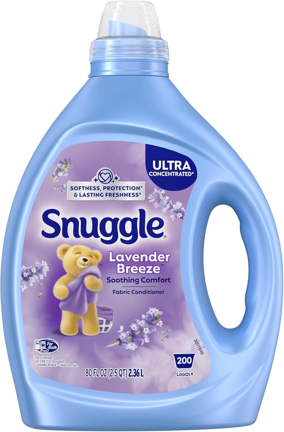 Snuggle Liquid Fabric Softener White Lavender Vanilla Orchid 80 Fl Oz 188 Loads