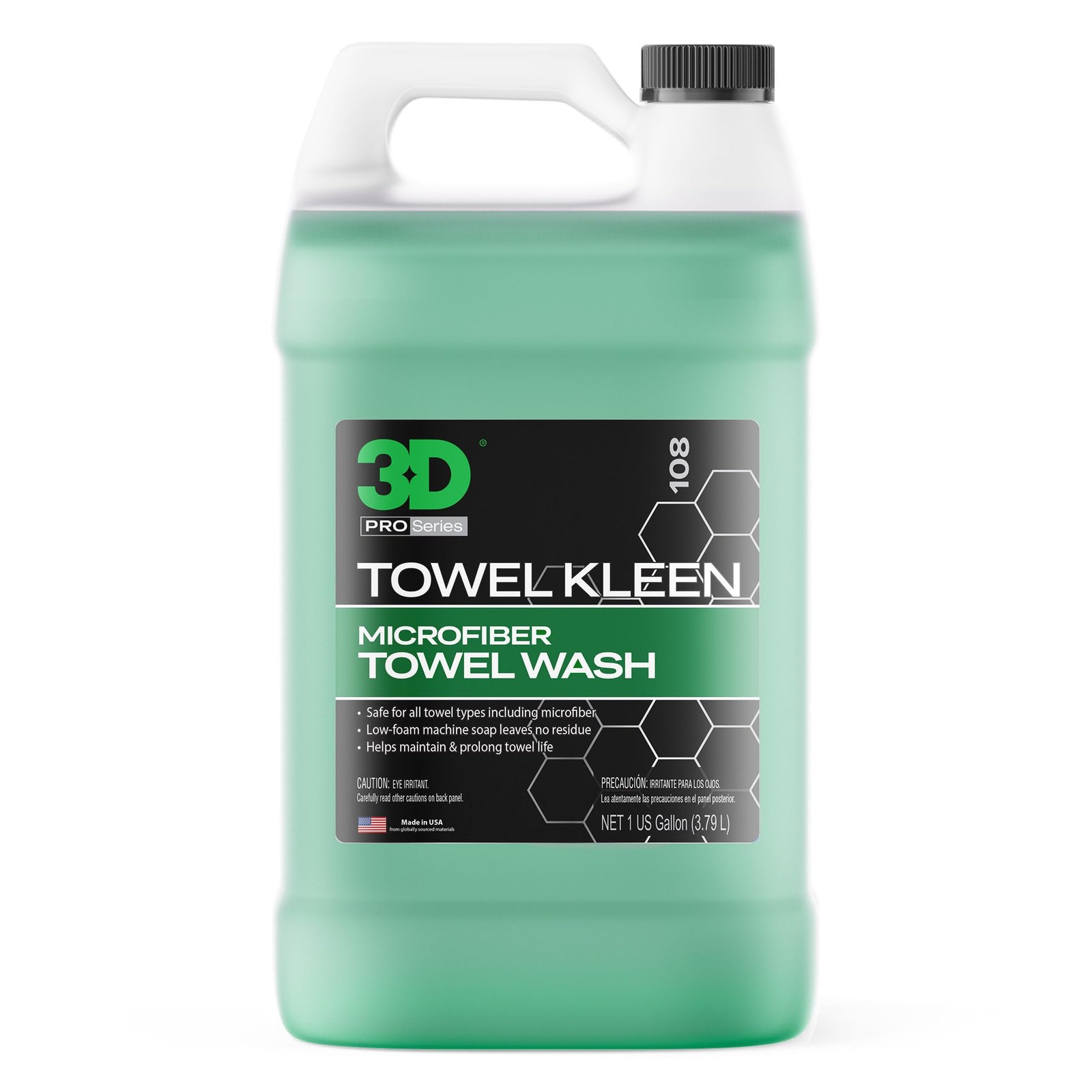 Microfiber Towel Laundry Detergent 128 Fl Oz Effective No Residue Formula