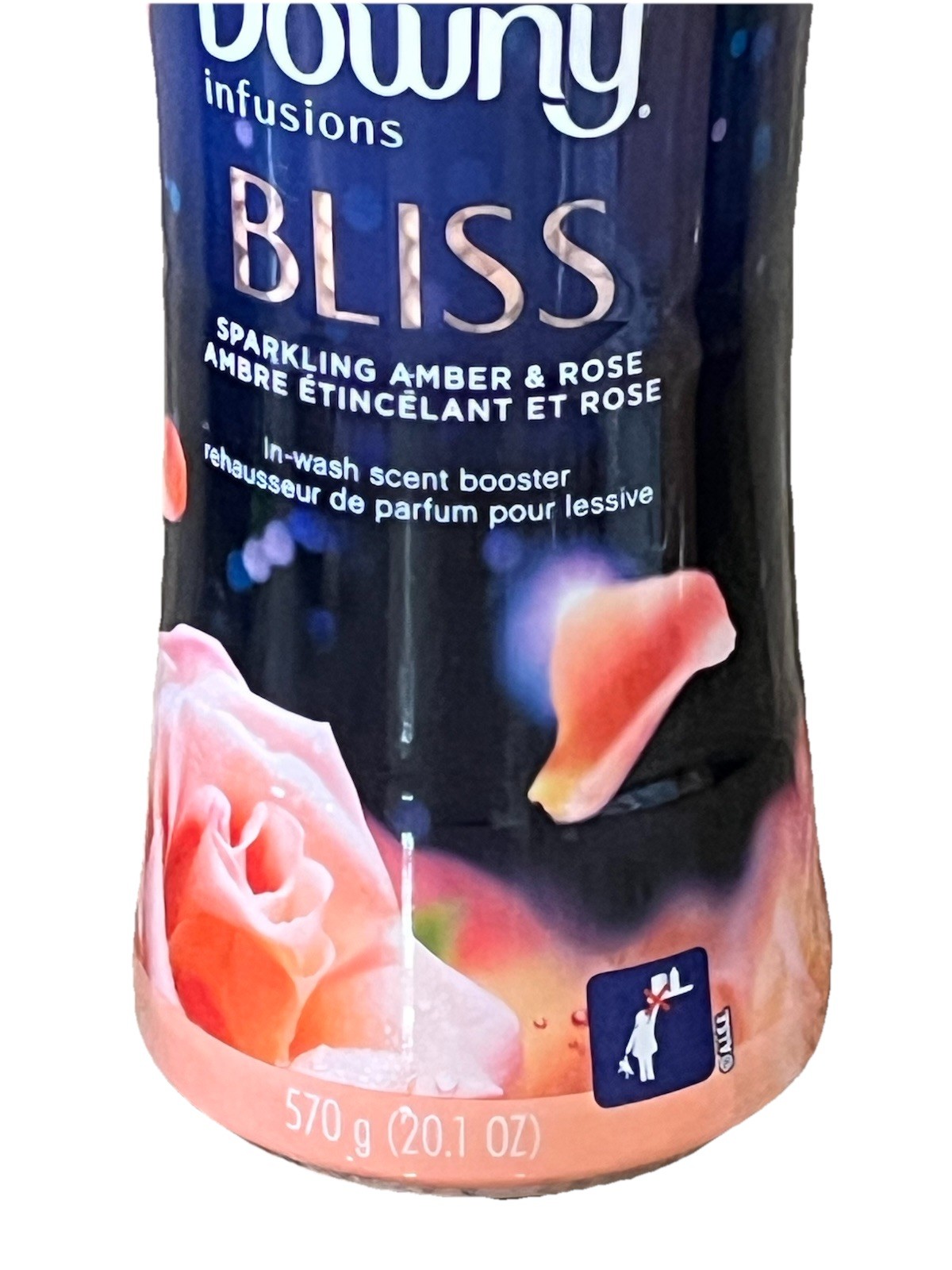 Downy Infusions Scent Booster Beads Bliss Sparkling Amber & Rose – LARGE 20.1 oz